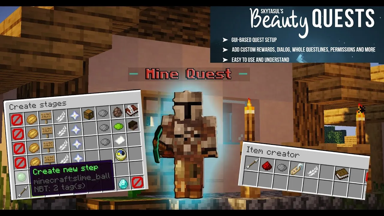 Complete Quest for Rewards.